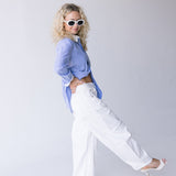 Alexis Striped Shirt - Blue