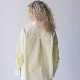 Darby Contrast Button Up Shirt-Yellow