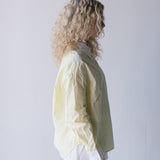 Darby Contrast Button Up Shirt-Yellow
