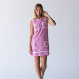 Kate Tweed Mini Dress -Pink