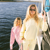 Breakers Oversized Striped Long Sleeve - Lemonade Yellow