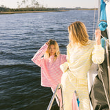 Breakers Oversized Striped Long Sleeve - Lemonade Yellow