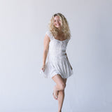 Tess Smocked Mini Dress - White