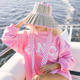 Breakers Oversized Lightweight Mockneck - Flamingo Pink
