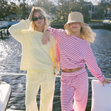 Breakers Oversized Striped Long Sleeve - Lemonade Yellow