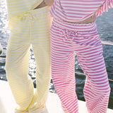 Breakers Oversized Striped Pants - Lemonade Yellow