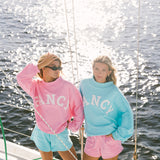 Breakers Oversized Lightweight Mockneck - Flamingo Pink