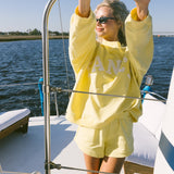 Breakers Oversized Lightweight Mockneck - Sunshine Yellow