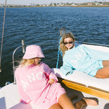 Breakers Oversized Lightweight Mockneck - Flamingo Pink