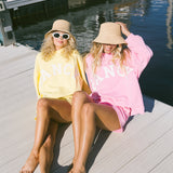Breakers Oversized Lightweight Mockneck - Sunshine Yellow