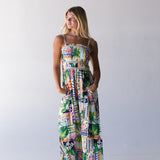Isla Printed Midi Dress - Multi