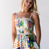 Isla Printed Midi Dress - Multi