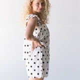 Roxy Polka Dot Top and Shorts Set - Off White