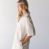 Heather Denim Mini Dress - Natural