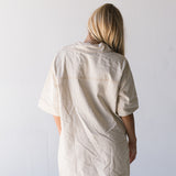 Heather Denim Mini Dress - Natural