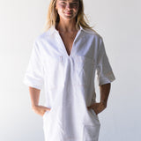 Kolby Denim Mini Dress - White