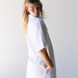 Kolby Denim Mini Dress - White