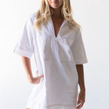 Kolby Denim Mini Dress - White