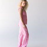 Blair Linen Pants - Pink