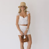 Mandi Babydoll Top - Ivory