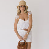 Mandi Babydoll Top - Ivory