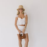 Mandi Babydoll Top - Ivory