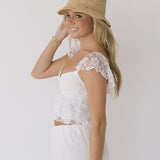 Mandi Babydoll Top - Ivory
