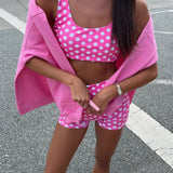 Fancy Fit Polka Dot Shorts Set