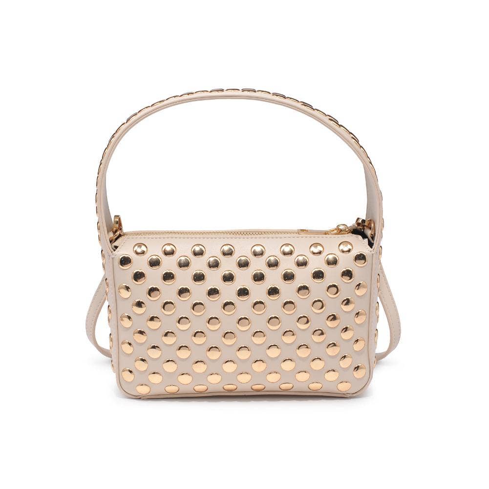 Isabel Studded Crossbody - Oatmilk