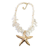 Sammy Starfish Necklace - Gold