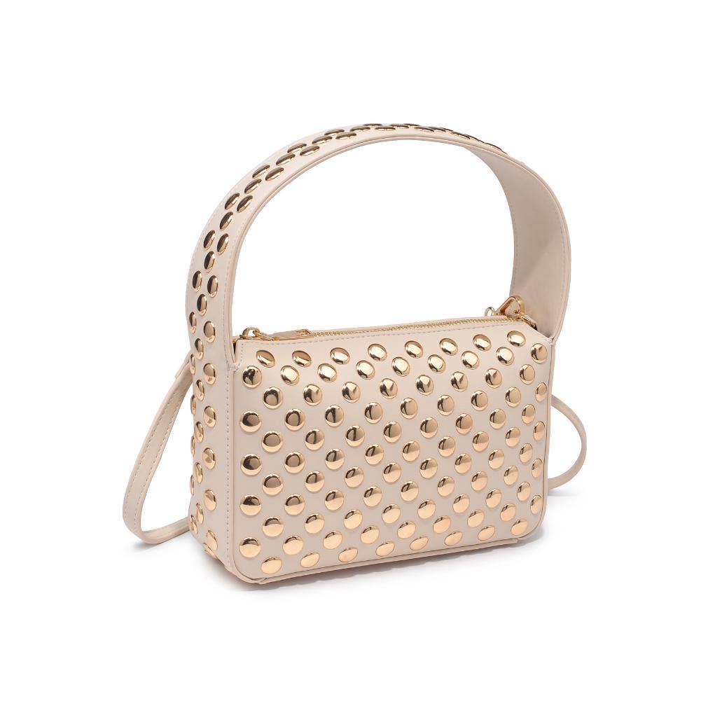 Isabel Studded Crossbody - Oatmilk