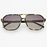 Billie Unisex Aviator Sunglasses -  Tortoise