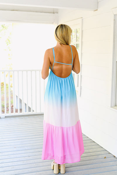 Ombre Resort Maxi Dress - Multi