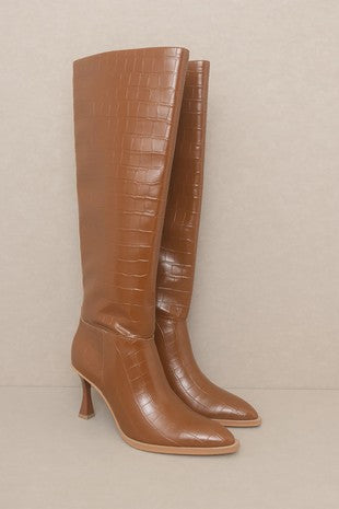 Lelo Knee High Boot - Brown