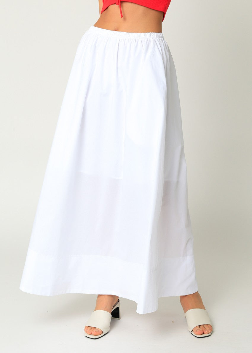 Jenna Maxi Skirt - White