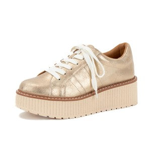 Lillie Low Top Sneakers - Light Gold