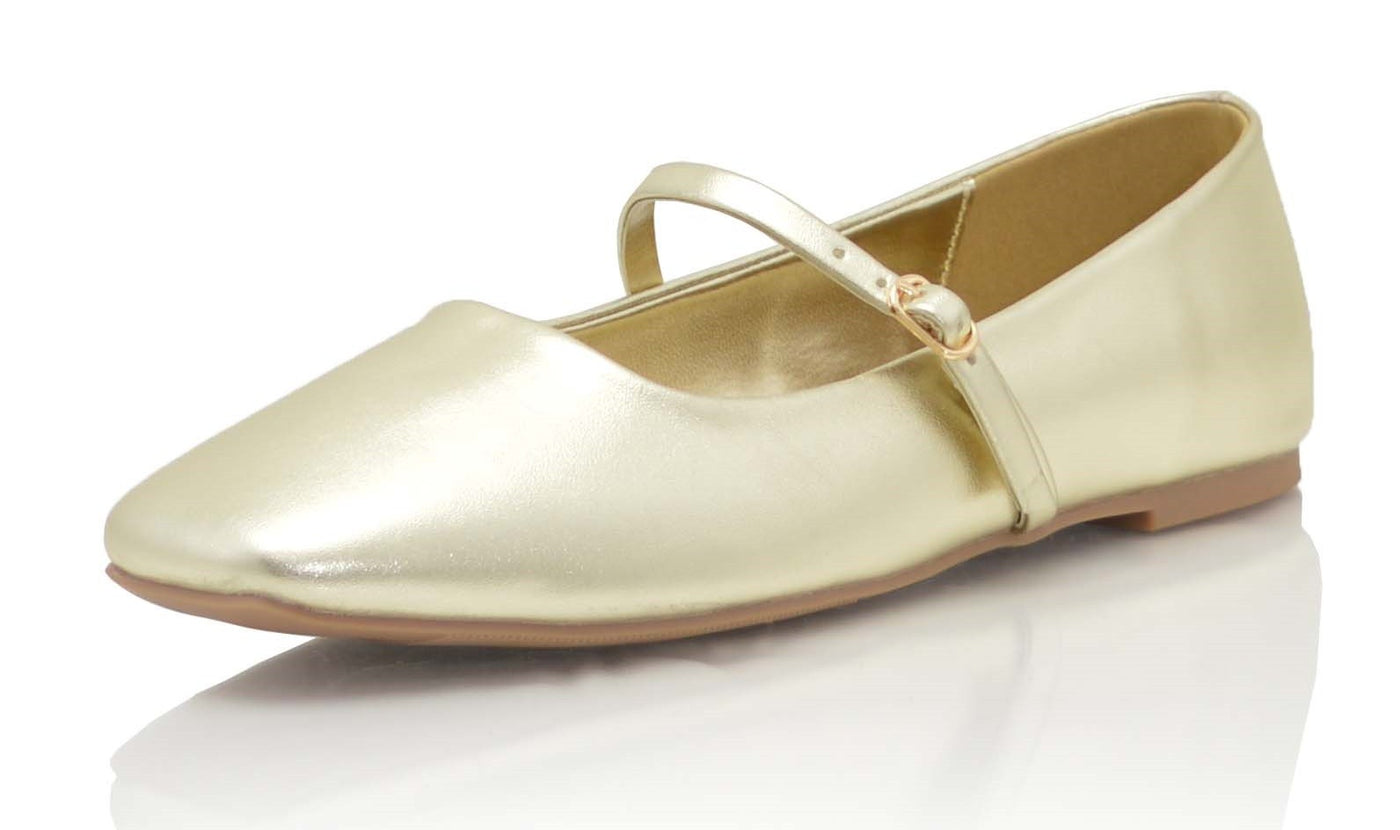 Taliah Ballet Flats - Gold