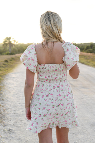 Jules Dress - Natural Pink